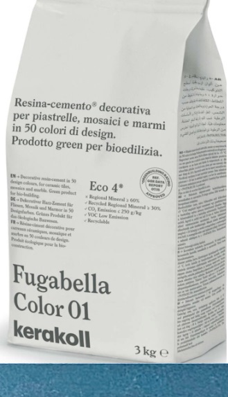 Fugabella Color затирка для швов 16 3кг Kerakoll
