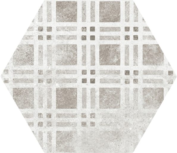 22099 Hexatile Cement Garden Grey 17,5x20 (17 видов паттерна) EQUIPE