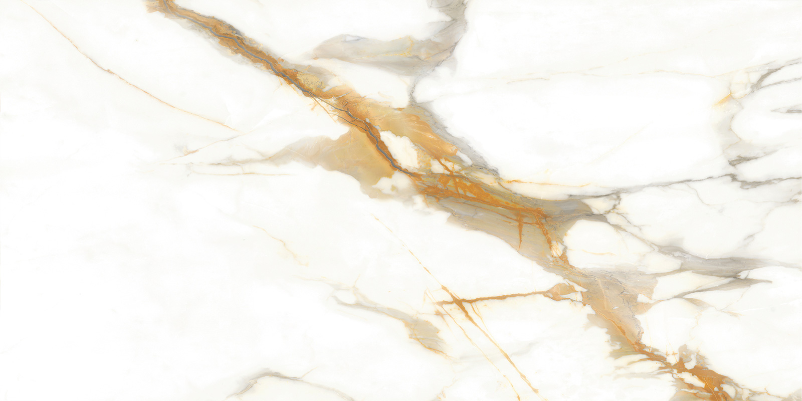 GFA114CLR04L Calacatta Oro лаппатированный 570x1140x7.5 Alma Ceramica (Уралкерамика)