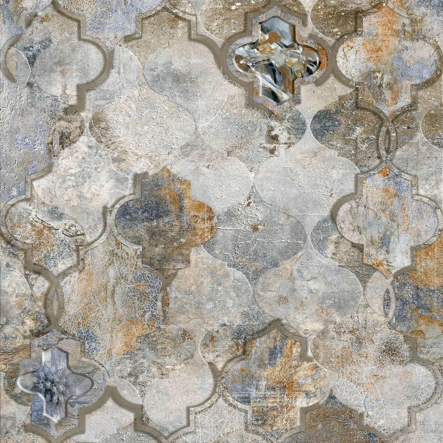 abs1766 Santorini Mix 60.8x60.8 Absolut Keramika