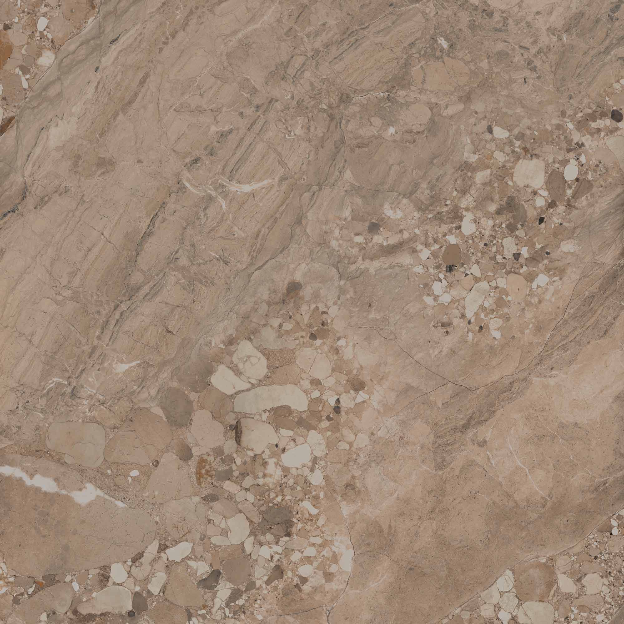 OM03 Oceanmist Brown неполированный 80x80 Ametis by Estima