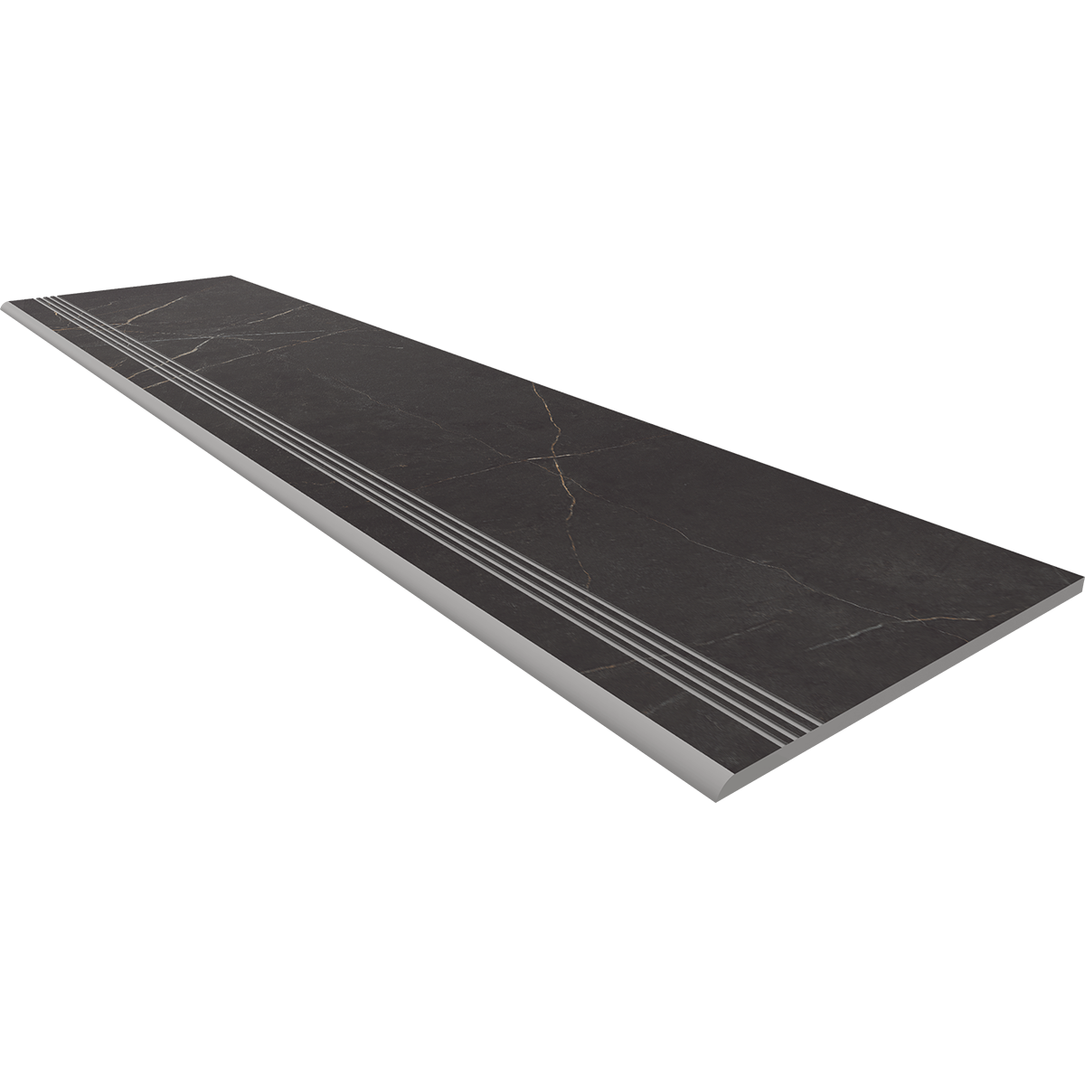 Ступень NL04 Nolana Черный Неполированный с насечками 30x120x9 Estima