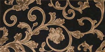 262690 PANNELLO BAROCCO NERO/ORO MIX 39x78 Versace (Gardenia Orchidea)