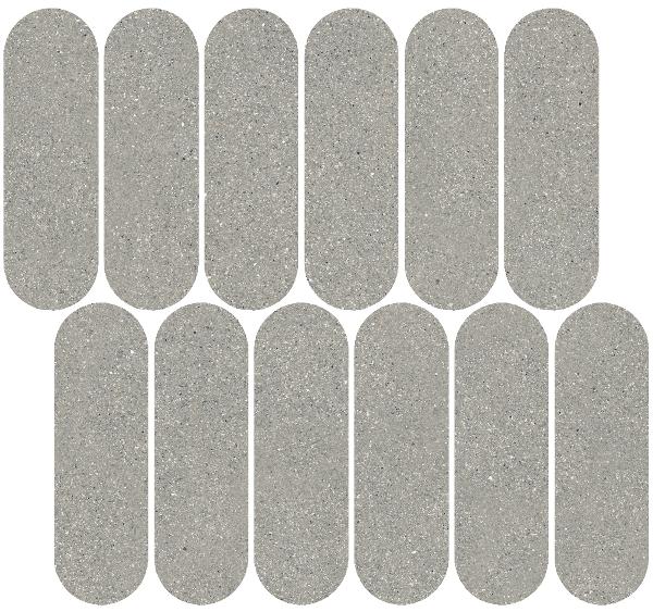 ID144 Джиминьяно наборный серый матовый 30x32 Kerama Marazzi