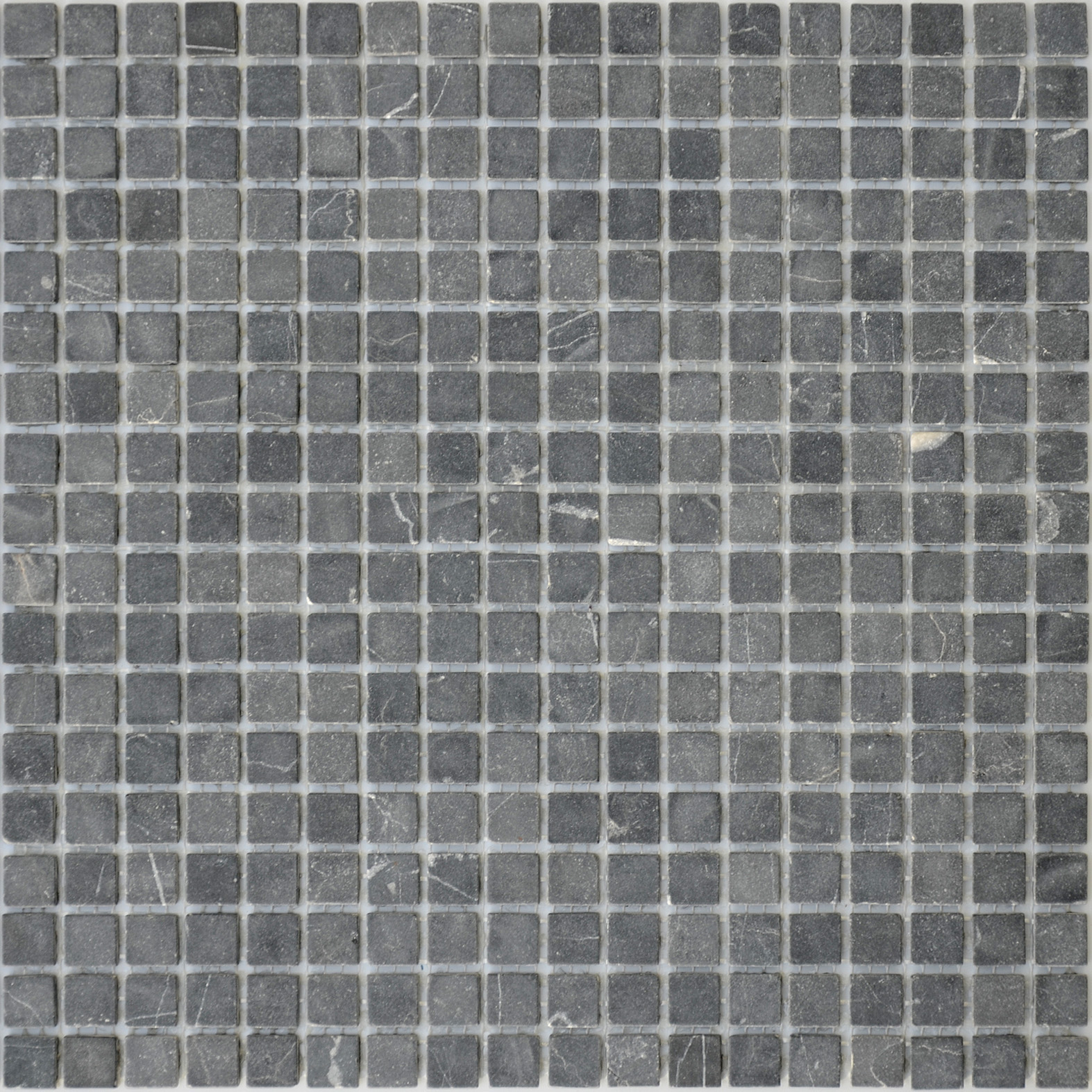 Pietrine Nero Oriente MAT 15x15x4 30.5x30.5 Caramelle Mosaic