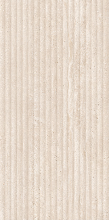GT1206029997MCR Травертин Романо Светло-бежевый канноли 60x120 Global Tile фото 4