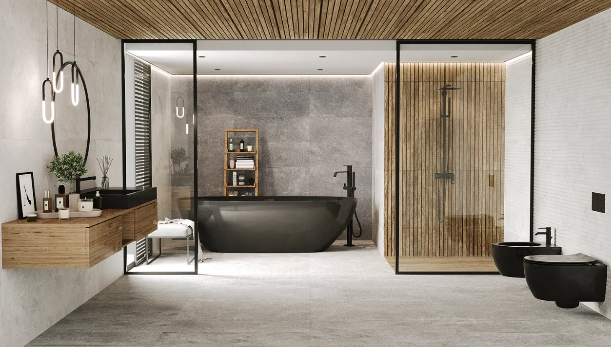 853 Вербиер бежевый рельеф треугольник 32,5х100 Eurotile Ceramica