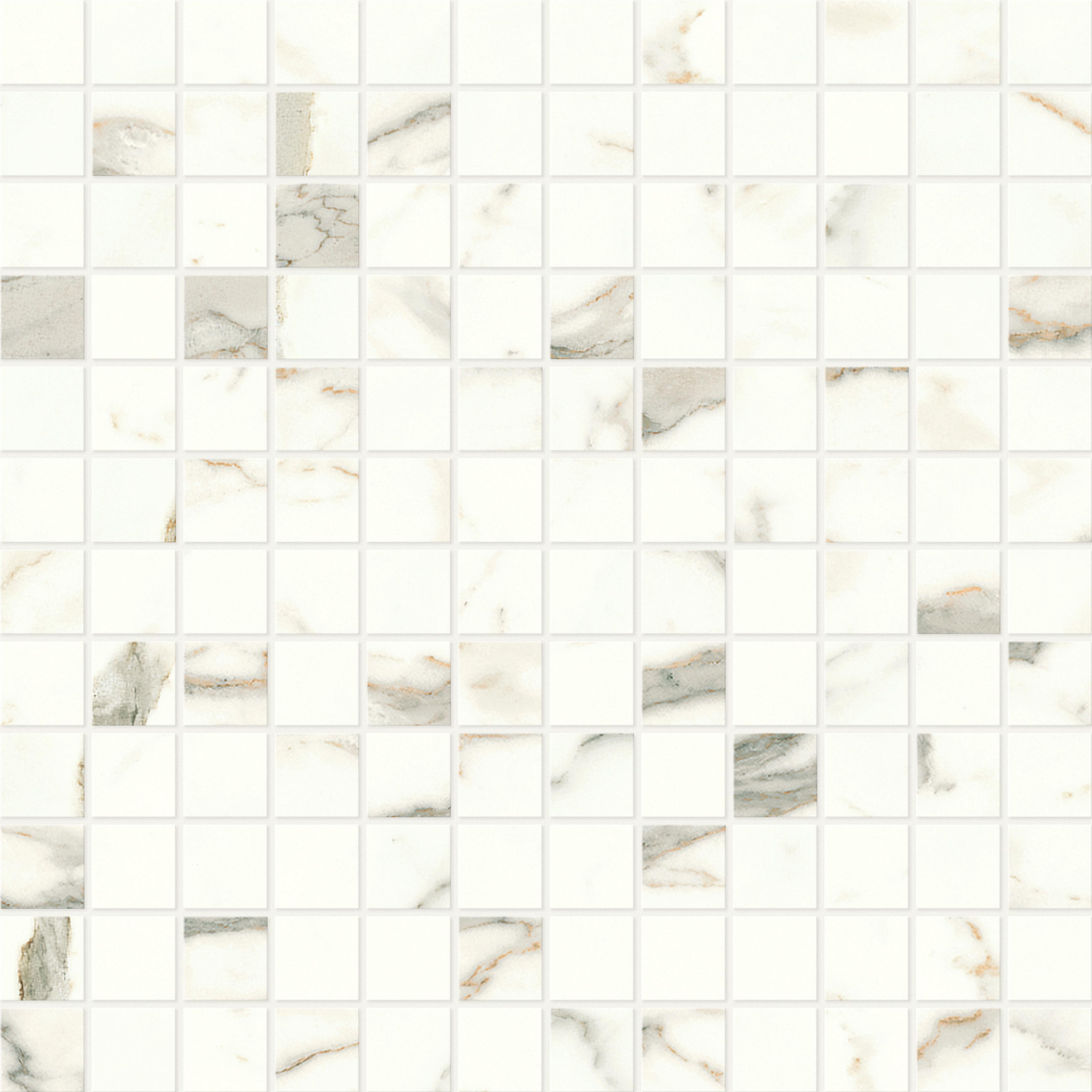 A424 Marvel Calacatta Prestigio Mosaico Lapp 30x30 Atlas Concorde