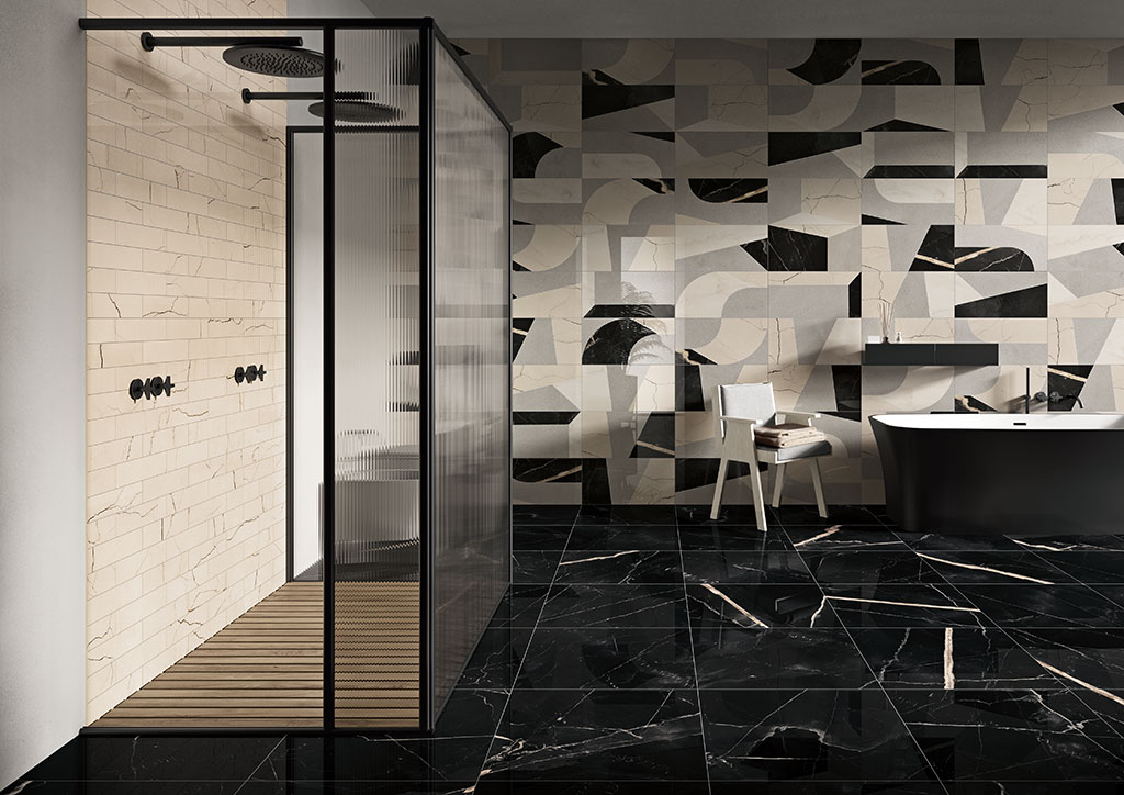 M4759LR SOUND OF MARBLES SCREZIATO VIVACE Polished 74x74 Fioranesе