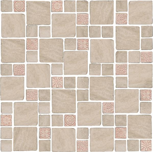 MBD008 Риальто Антика 4 мозаичный бежевый матовый 30х30 Kerama Marazzi