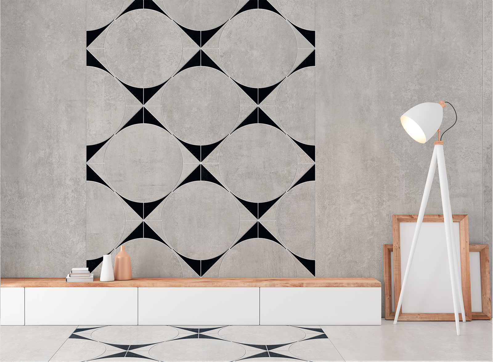 143051 Steel Jacquard Iridio Sat/Ret 8mm 60x120 Tagina Ceramiche