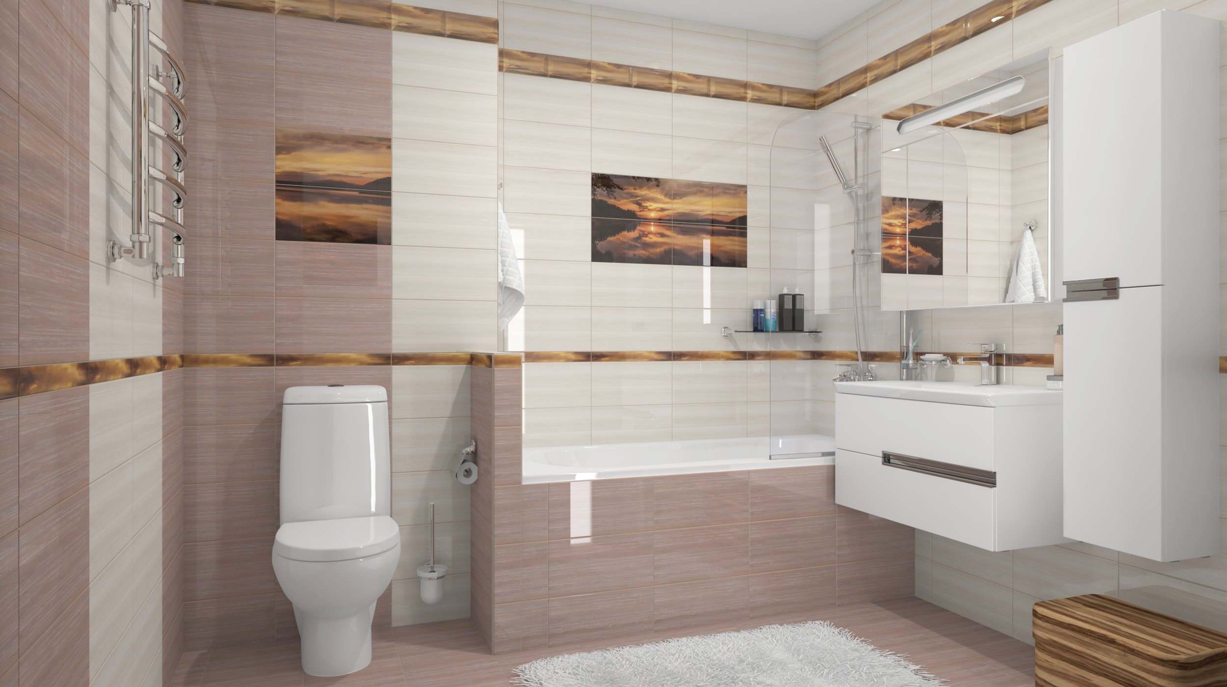 Бордюр рельефный Home br1020D279-1 20х10 Laparet