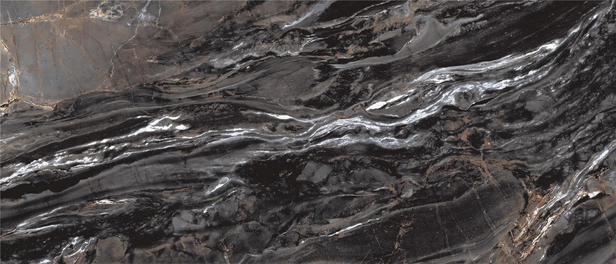 Idalic Natural Polished Rect 6mm 120x280 STN Ceramica