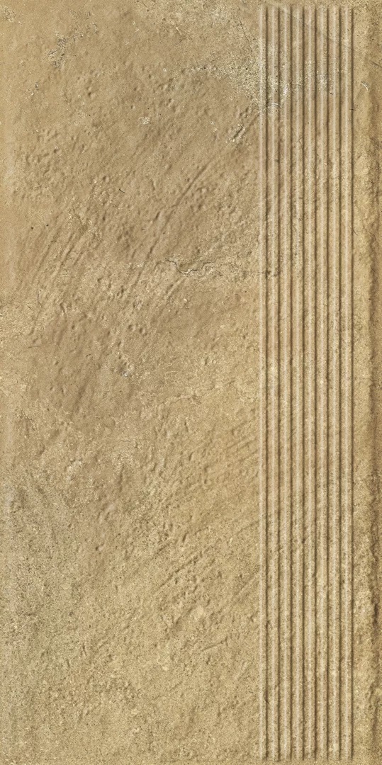 Eremite Beige Stopnica Prosta Struktura Mat 30x60 Paradyz