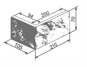 Неаполь 381 Угол 210х105х70х20 Камелот