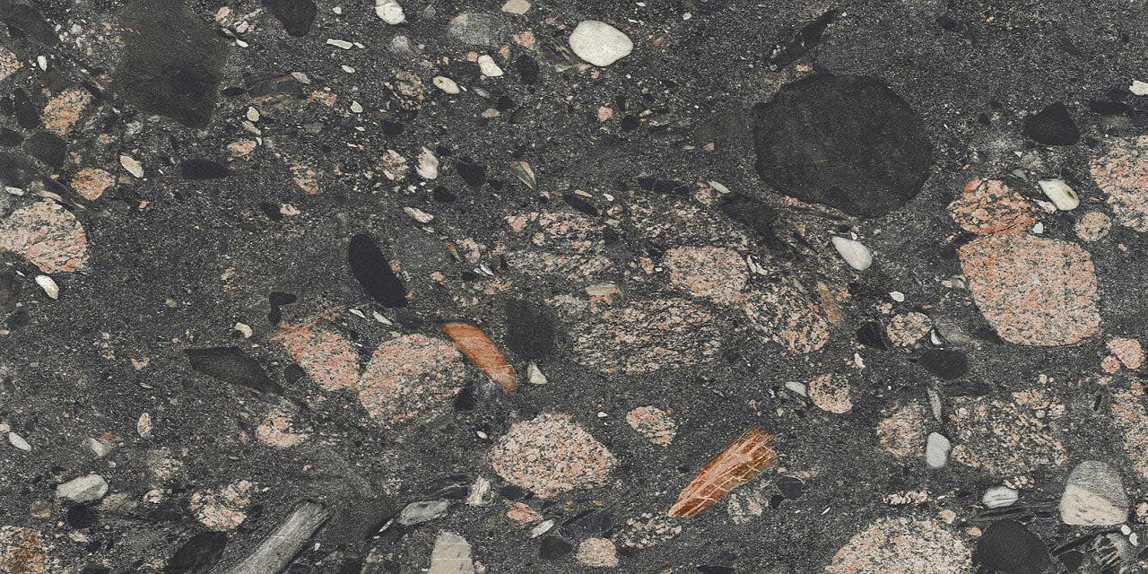 892873 Theke Pietra Ceppo Vulcanico Top Lapped 120x60 Iris Ceramica