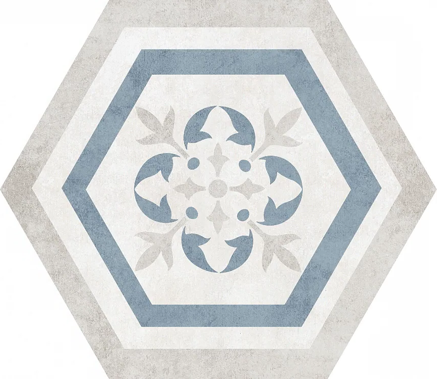 Atrium Hex Alpha Mix-Azul 25.8x29 Pamesa