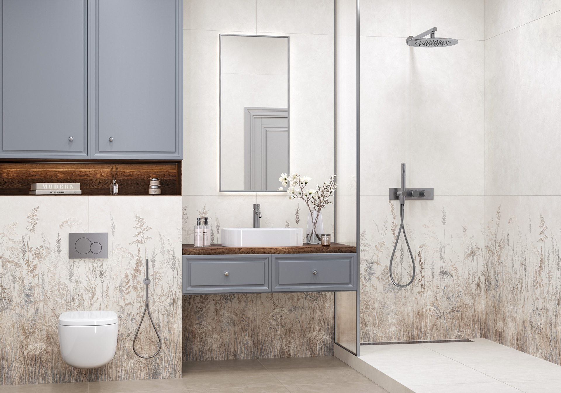 GFU60120FLO14L Флора / Flora лаппатированная 600x1200x8.5 Alma Ceramica (Уралкерамика) фото 14