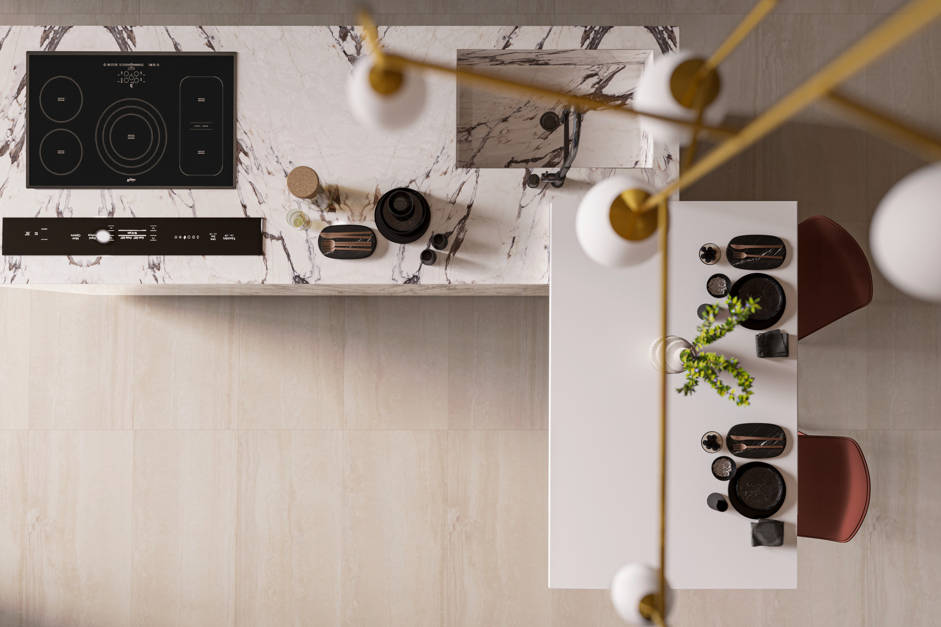 M9FU Mystone Travertino Classico Lux Rett 60х120 MARAZZI Italy