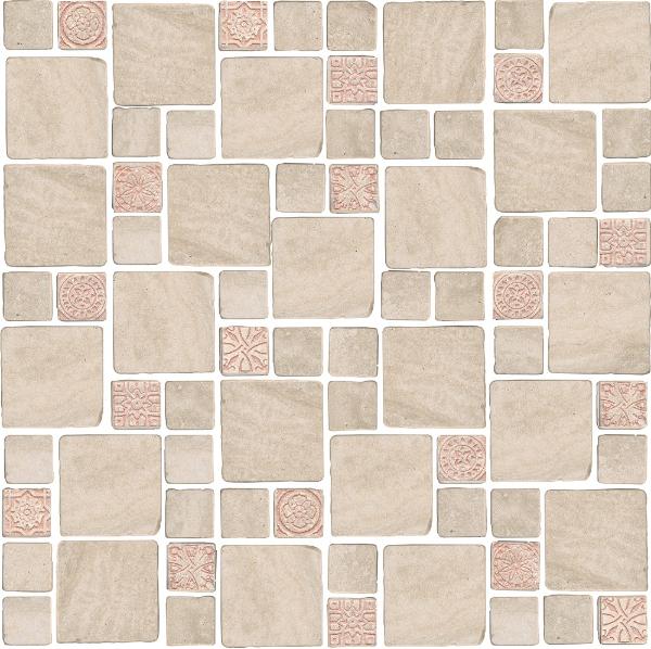 MBD006 Риальто Антика 4 мозаичный бежевый светлый матовый 30х30 Kerama Marazzi