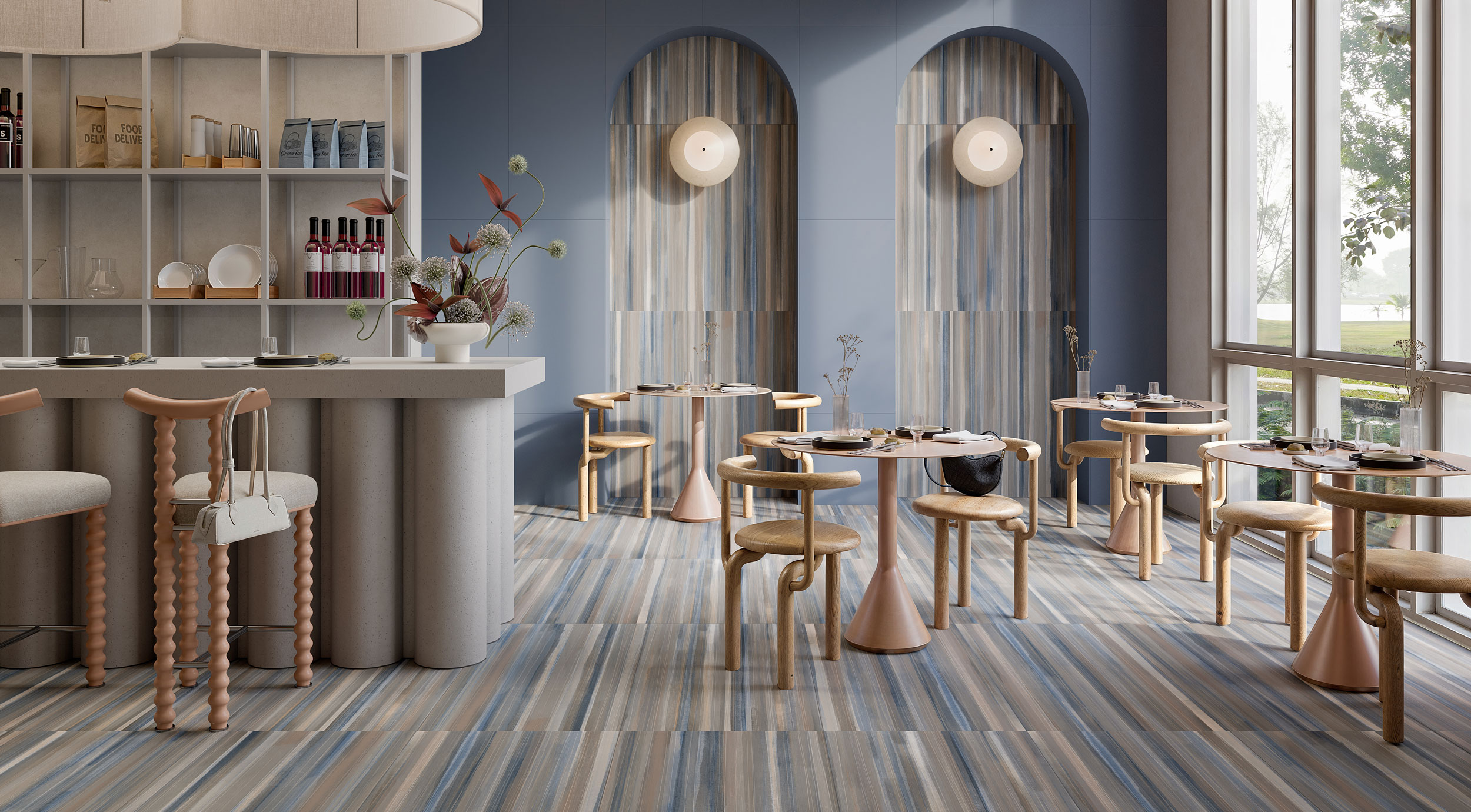 J94053 Pastel X Puro Plisse Rett 60x120 RHS (Rondine) Ceramiche фото 4