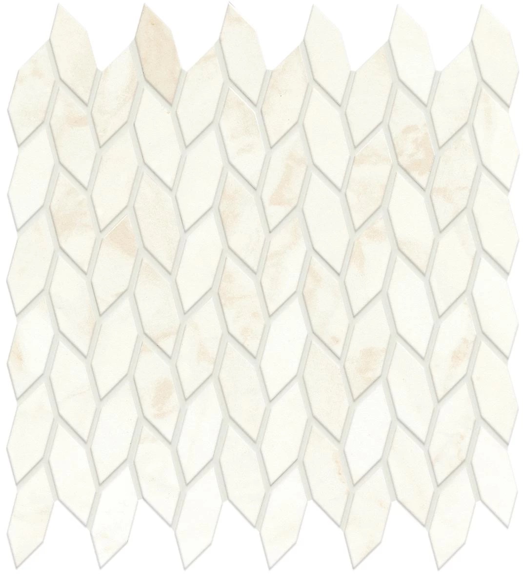 A4WO Marvel Calacatta Delicato Mosaico Twist Silk 30.5x30.5 Atlas Concorde