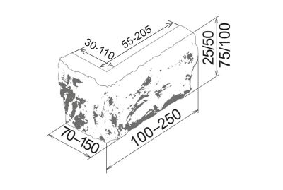 Этна 168 Угол 100-250х70-150х25-50/75-100х45 Камелот