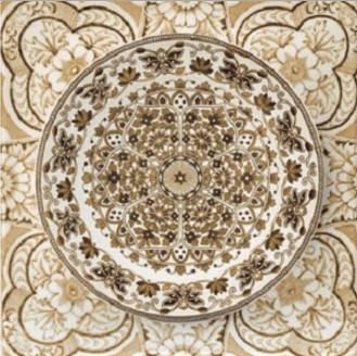 Monocolor Mix Circle Classic Cream 10х10 (14 дизайнов) Absolut Keramika