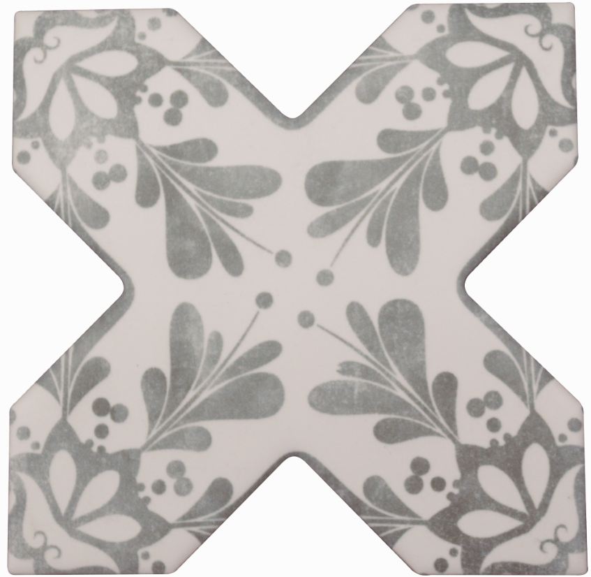 Becolors Cross Dec. Stencil Grey 13.25х13.25 Cevica