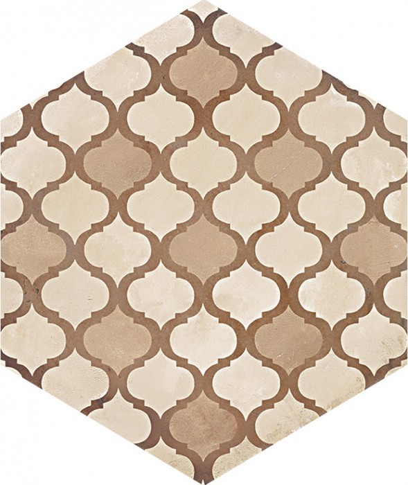 Mix Decori Esagonо Vers. C 25х21,6 Marca Corona