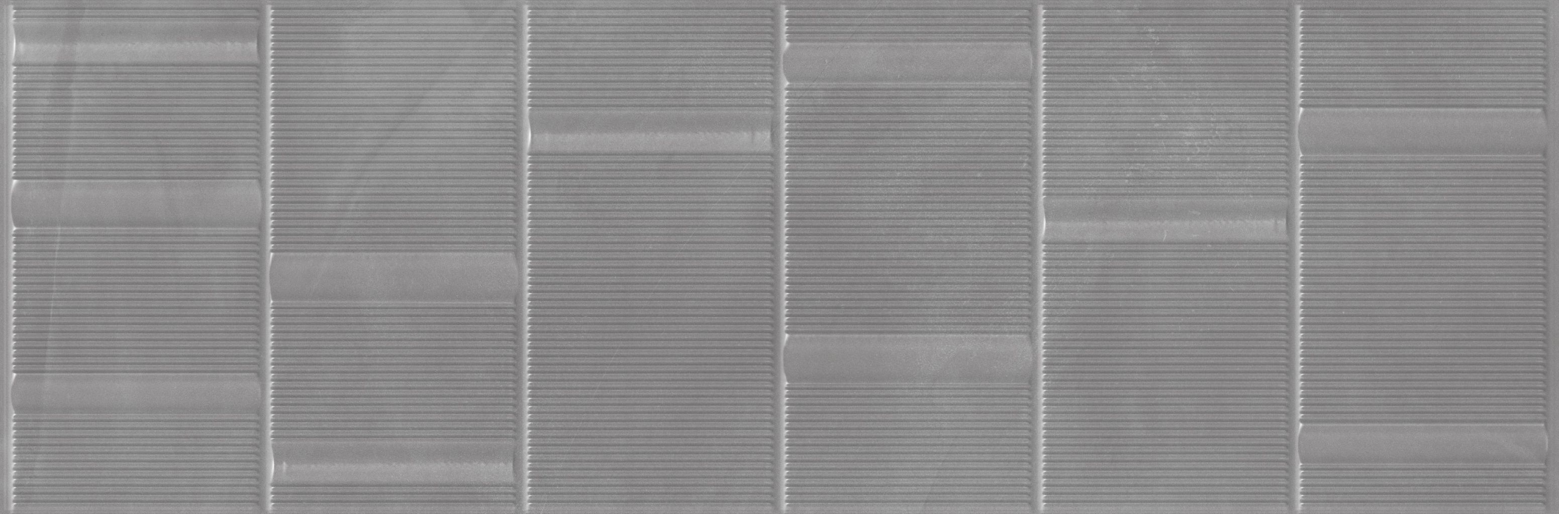 875 Континуум Грэй рельеф мелкие линии 32,5x100 Eurotile Ceramica фото 2