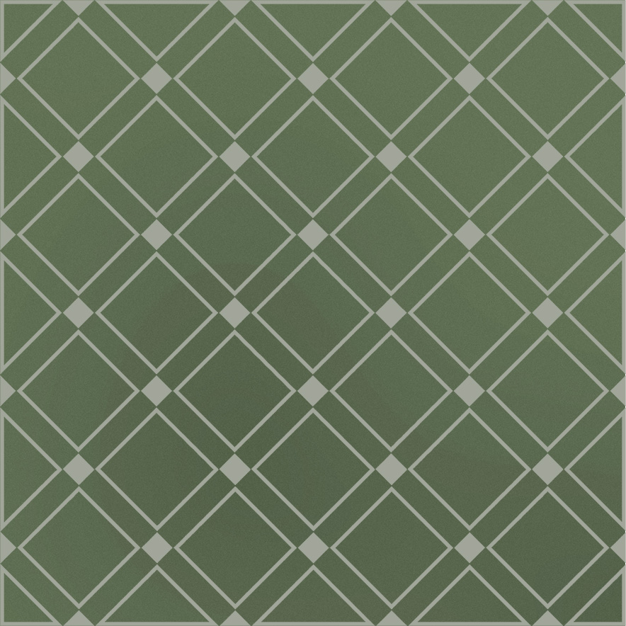KMD3STA015GN Декор Бахия 1 зелёный глянцевый 9,8x9,8x0,7 Kerama Marazzi