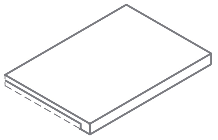 620070002786 Avantgarde Pure Scalino Angolare Dx 33x160 Italon