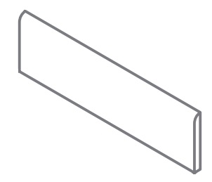 610130005264 Metropolis Calacatta Gold Battiscopa Nat Rett 7,2x60 Italon