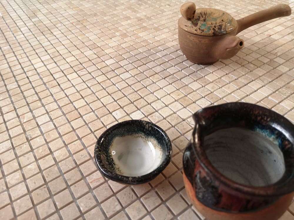 Pietrine Onice Jade Bianco POL 2.3x2.3 29.8x29.8 Caramelle Mosaic