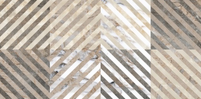 K949797LPR01VTE0 Marble-X Декор Геометрический Микс 7ЛПР 30x60 Vitra