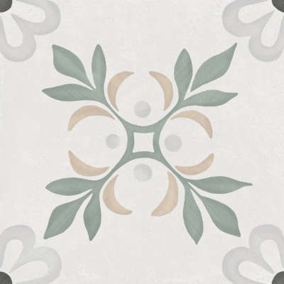 3386036156 Sirocco Green Garden 9mm R10 22.3x22.3 Harmony
