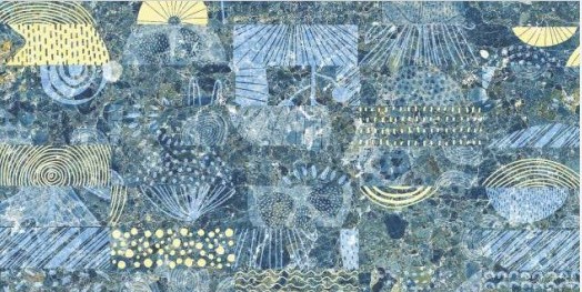 ROCKSTONE AZURE DECOR 60х120 Bluezone