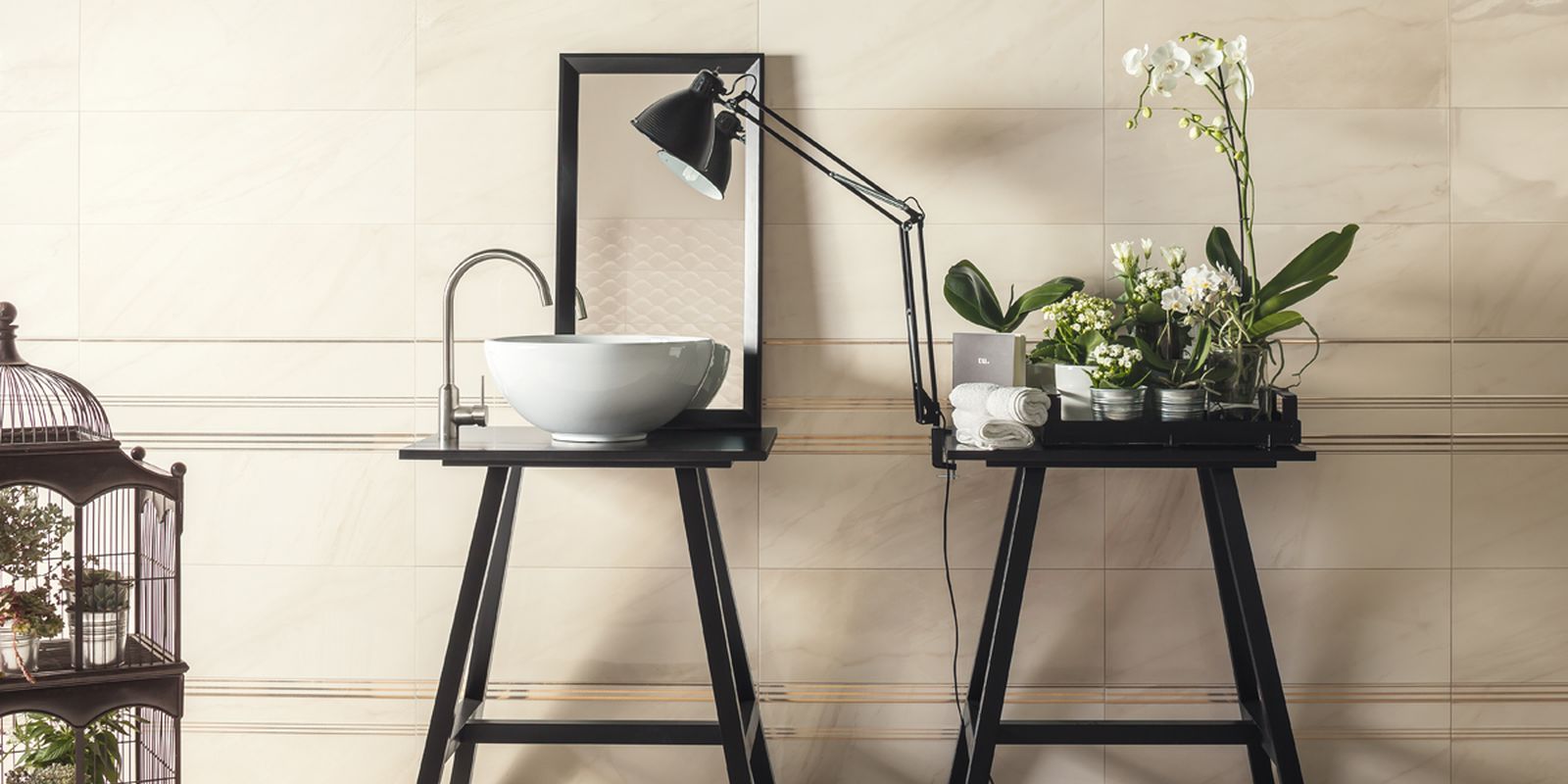 GNSH 75N RM Nero 75x75 Imola Ceramica