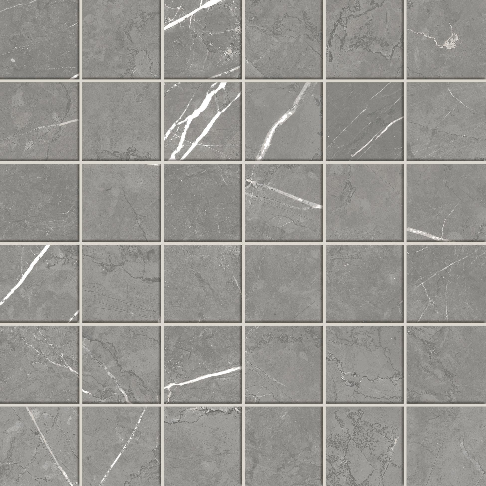 610110001053 Forte dei Marmi Elegant Grey Mosaic Lap 30x30 Atlas Concorde Russia
