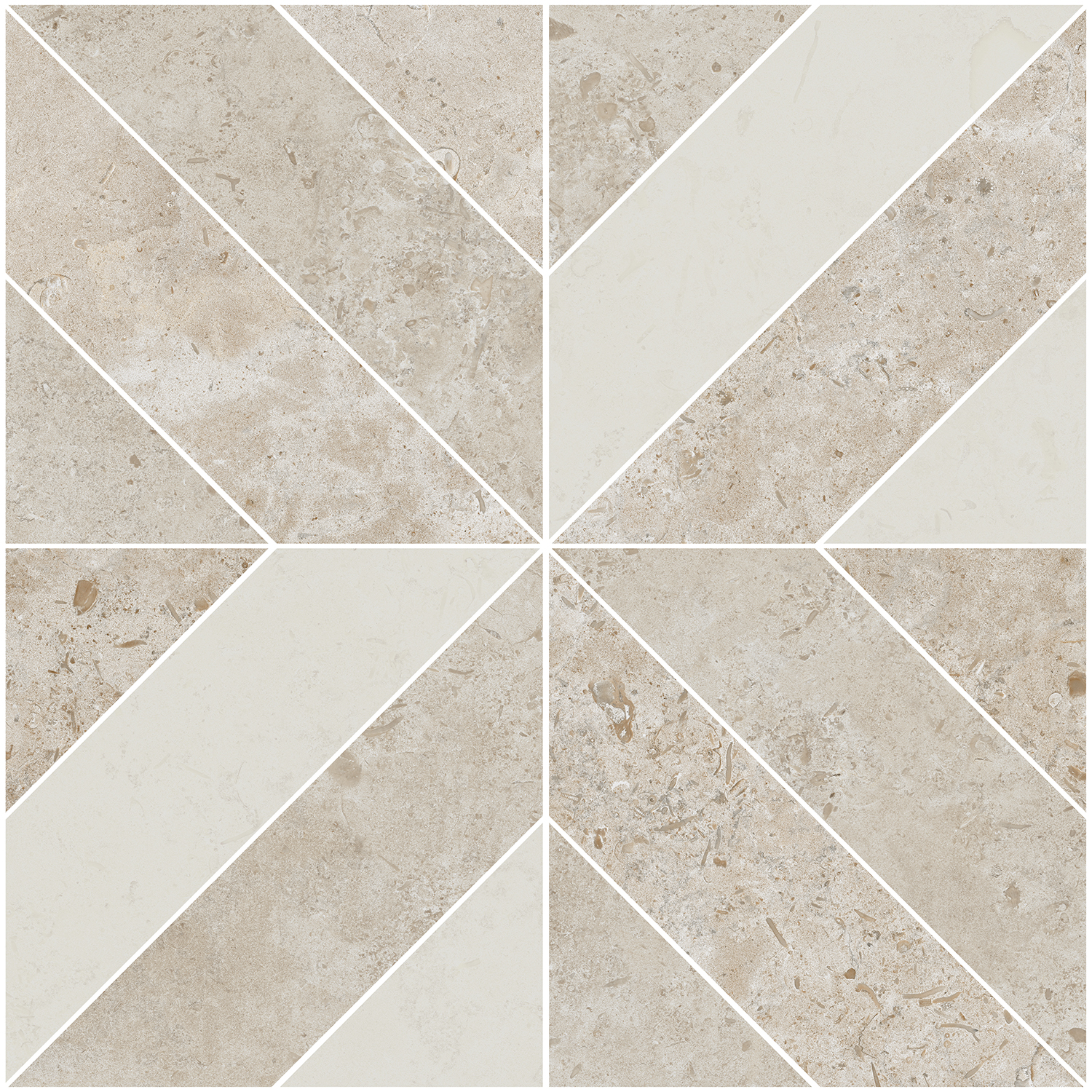 ID125T Декор Про Лаймстоун бежевый матовый 60х60 Kerama Marazzi