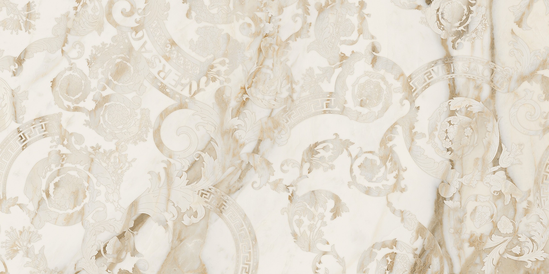 G67592 Calacatta Bright Megabarocco Lux R 60x120 Versace (Gardenia Orchidea) фото 4