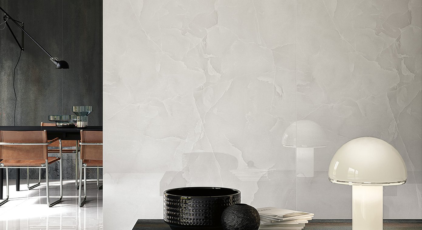 fQJ9 Roma Gold Onice Neve Gres Macromosaico 30x30 FAP Ceramiche