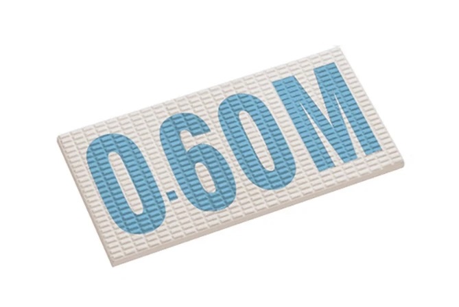 22210 Цифровая надпись на плитке Antislip с сетчатой поверхностью Unglazed-Light Blue 12x24,5 Serapool