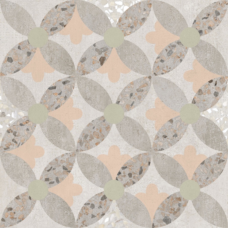 K949796LPR01VTE0 Beton-Terrazzo Декор Пэчворк 7ЛПР 60x60 Vitra