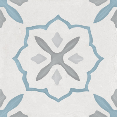 Sirocco Blue Cross 22,3x22,3 Harmony