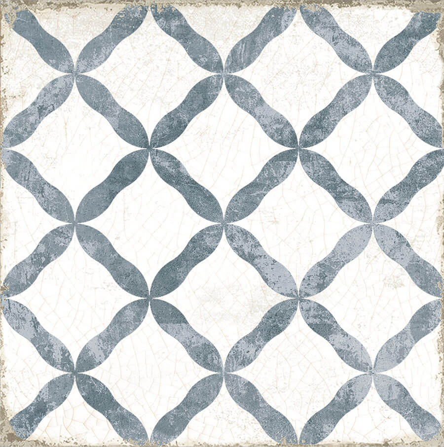 Grafton Dorset Blue Satin 20х20 Nanda Tiles