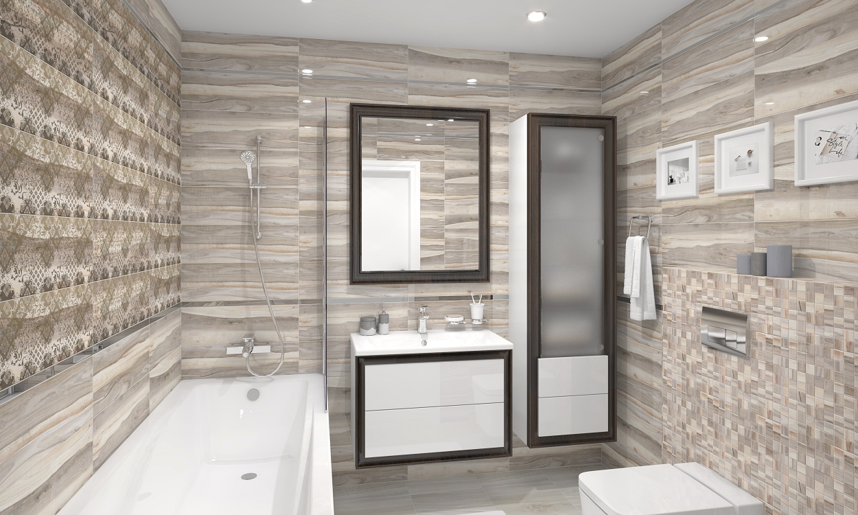 Декор Grace Fancy серый 20х60 Laparet