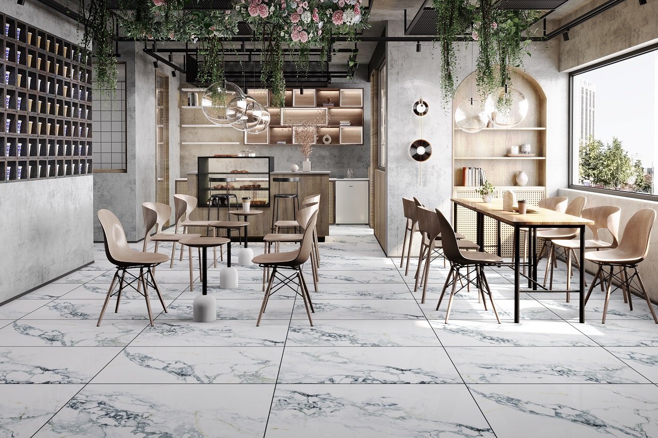 Element Calacutta Matt 60х120 Ocean-Ceramic