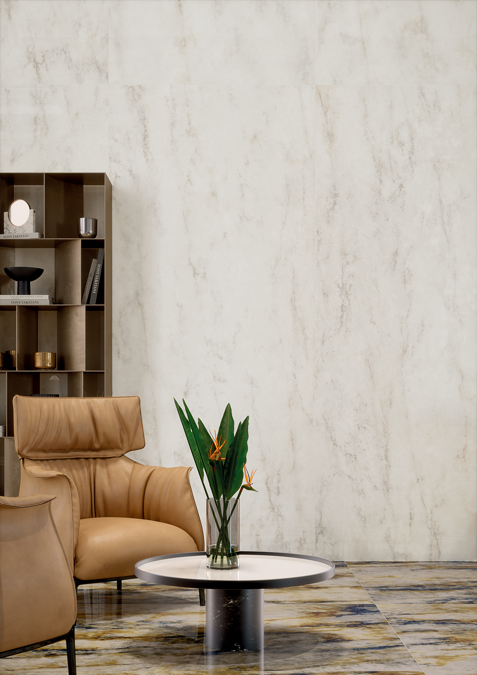 125105 Patagonia Zaffiro Lucidato Ret 60x120 Tagina Ceramiche